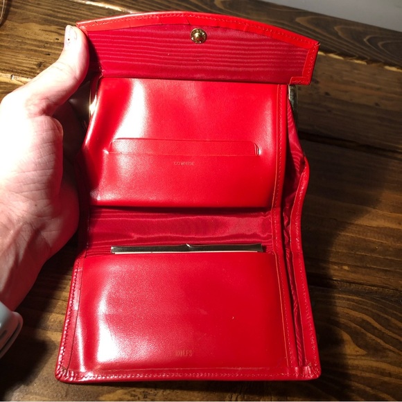 Rolf’s Vintage Red Cowhide Wallet/Coon Purse - Picture 4 of 13